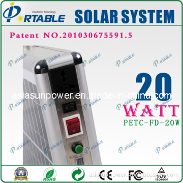 Portable Solar Power System (PETC-FD-20W)